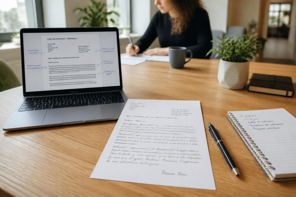 Lettre de motivation pour l&rsquo;alternance : modèle commenté