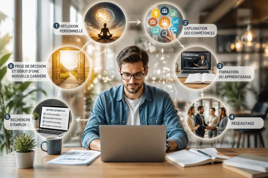découvrez la méthode en 6 étapes pour réussir votre reconversion professionnelle et donner un nouvel élan à votre carrière.