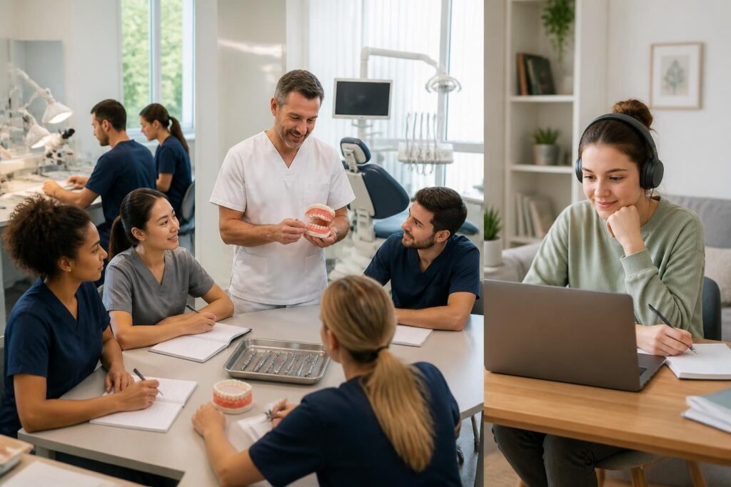 Assistant dentaire formation : options, durée et modalités à distance ou en alternance