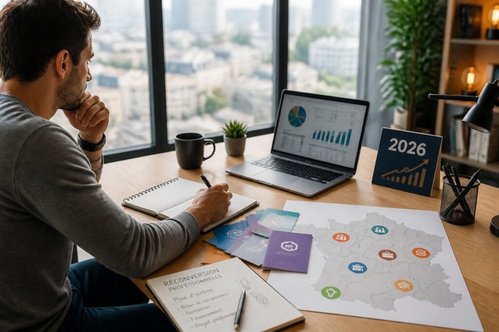 découvrez toutes les aides disponibles en 2026 pour financer votre reconversion professionnelle et réussir votre projet de changement de carrière.