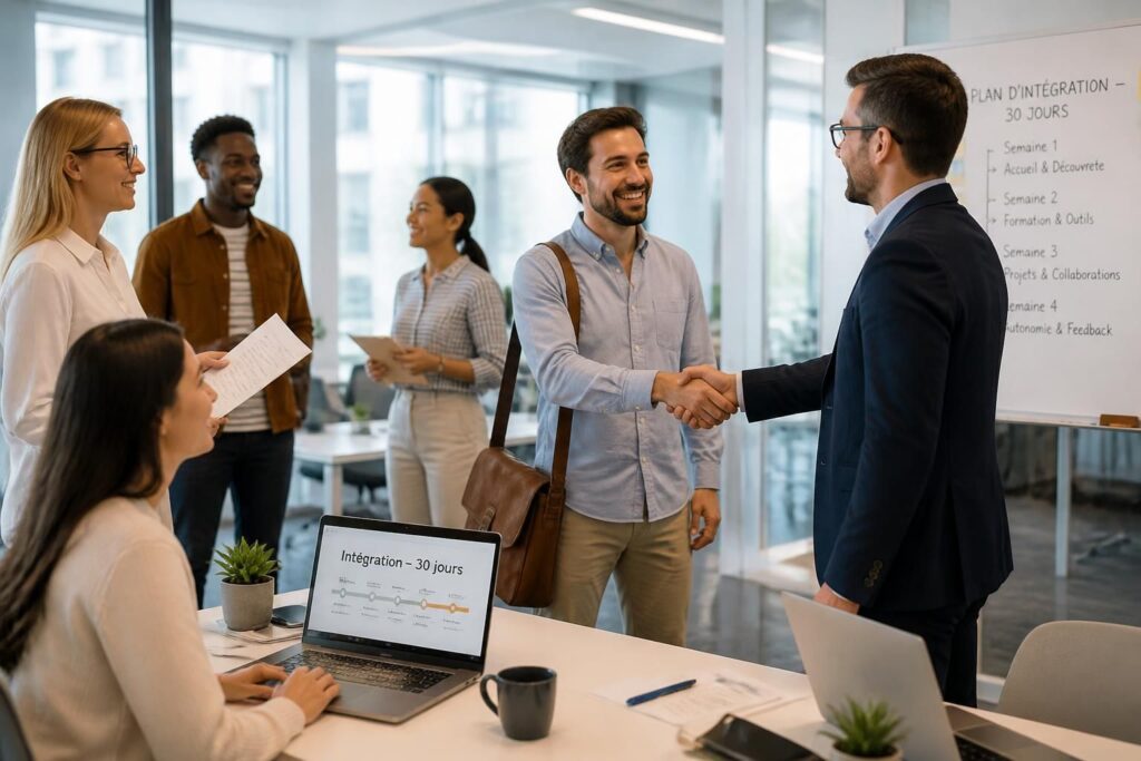 Onboarding réussi : intégrer un nouveau salarié en 30 jours