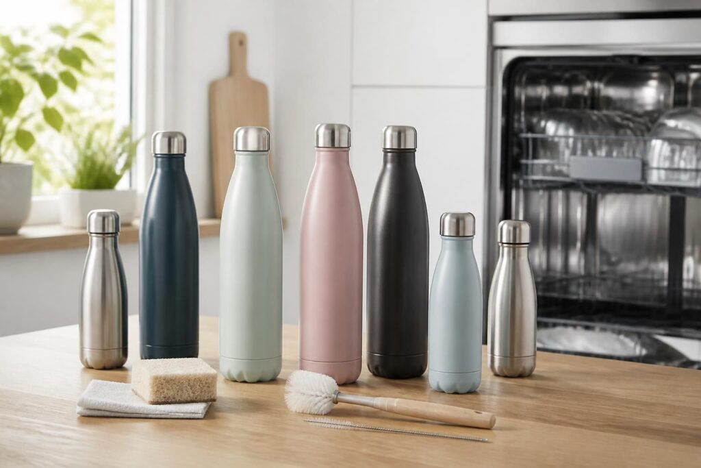 découvrez les différents formats de bouteilles qwetch et nos conseils pour les entretenir efficacement au lave-vaisselle.