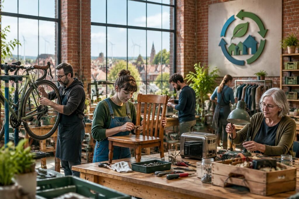 Booster du réemploi dans les Hauts-de-France : initiative et logo
